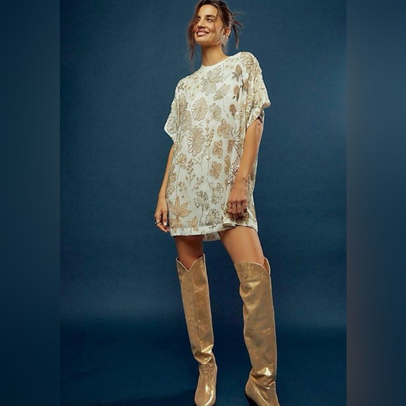 free people jewel mini dress poshmark Free People | Dresses | Free People Jewel Mini Dress Ivory Sz Medium